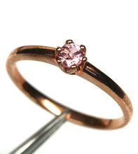 Upload an image to the gallery viewer, Pink Tourmaline Ring Rose Gold / Size 5,5 (11)