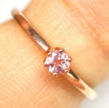 Upload an image to the gallery viewer, Pink Tourmaline Ring Rose Gold / Size 5,5 (11)