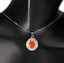 Load image into gallery viewer, Fire Opal Pendant