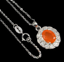Load image into gallery viewer, Fire Opal Pendant