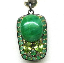 Load image in gallery viewer, Emerald and Peridot Pendant