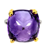 Upload image to gallery viewer, Amethyst Cushion Ring