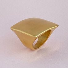 Upload image to gallery viewer, Gold Large Square Ring