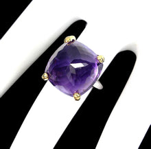 Upload image to gallery viewer, Amethyst Cushion Ring